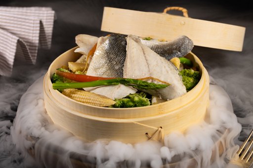 Buharda Levrek - Steamed Seabass